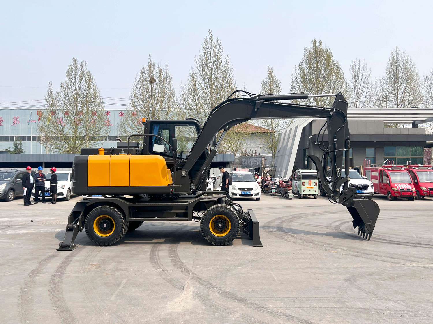 SHANBO PW80 Wheeled Excavator